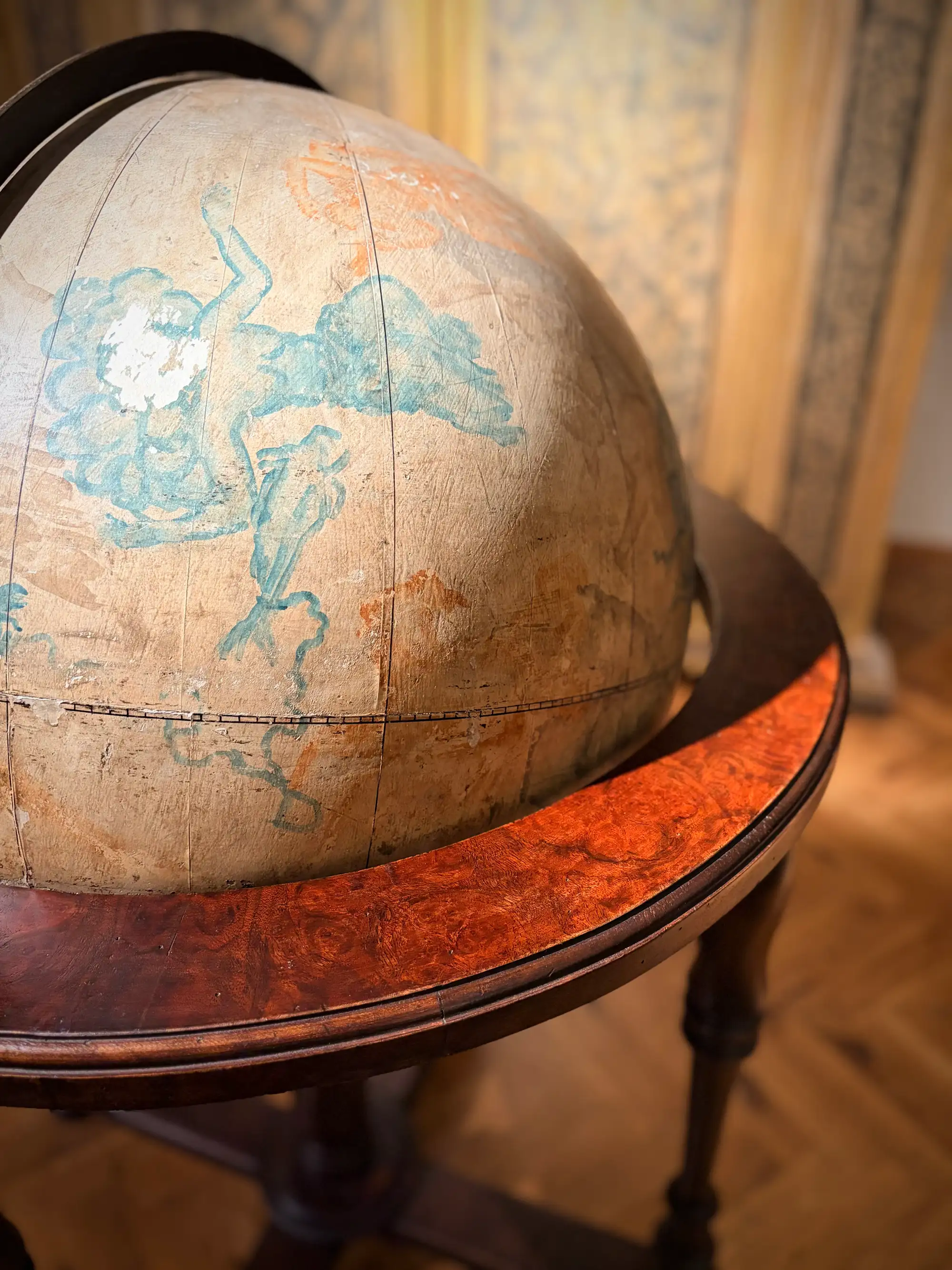 Globo Celeste Italiano del XIX Secolo su Base in Legno Tornito - immagine 18