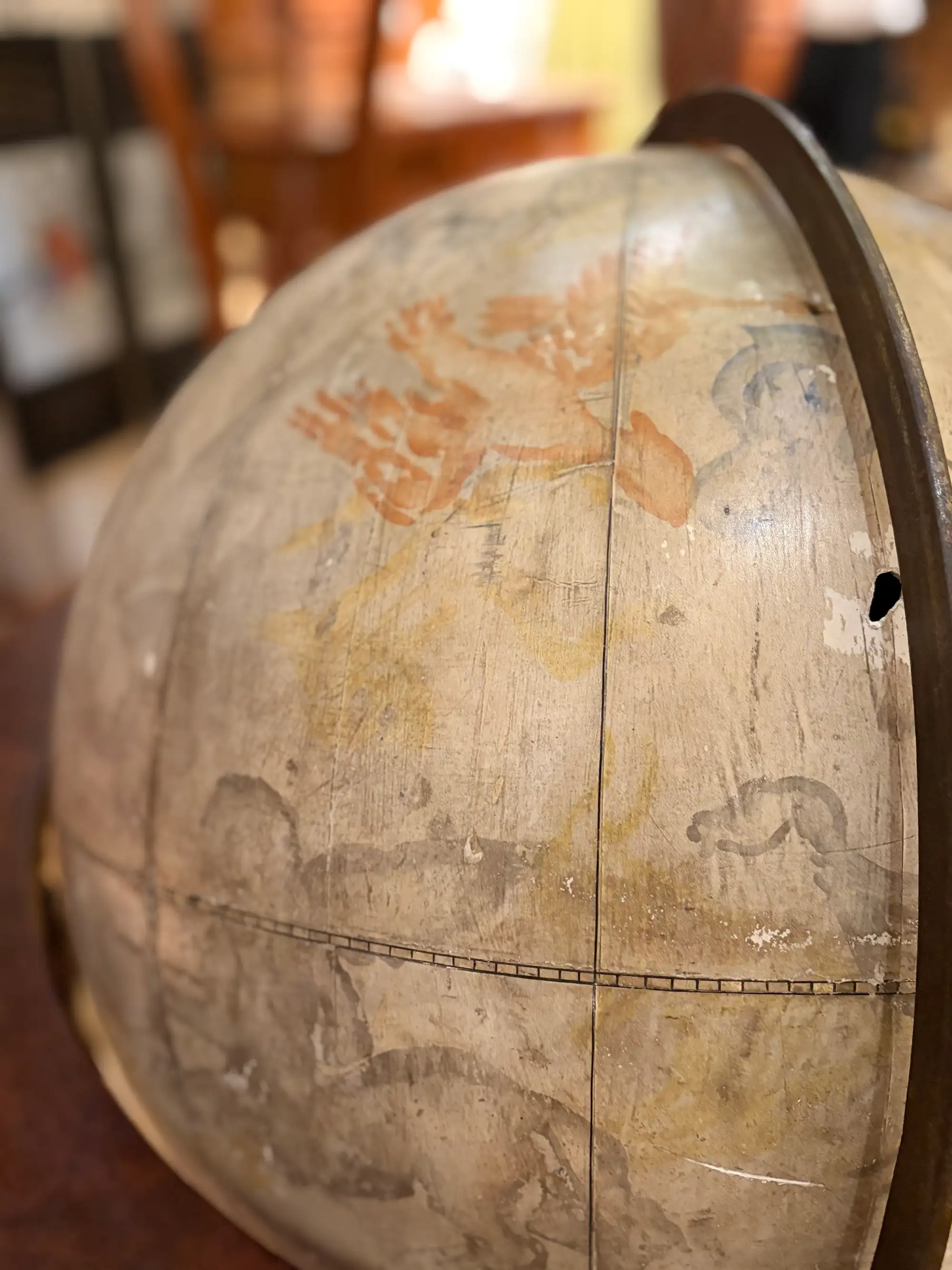 Globo Celeste Italiano del XIX Secolo su Base in Legno Tornito - immagine 4