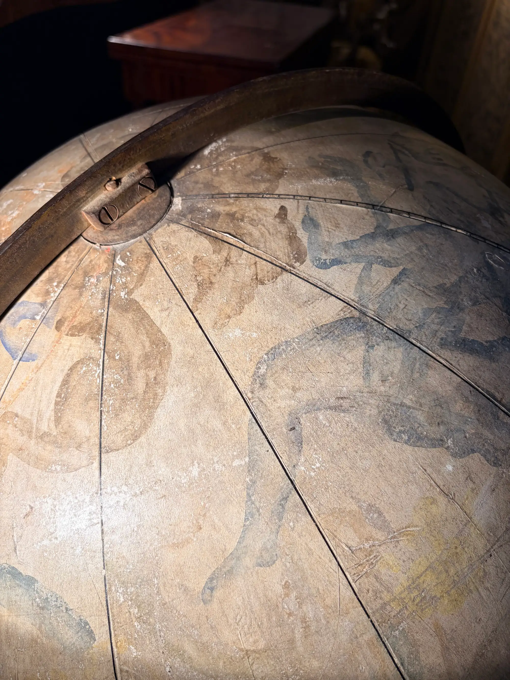Globo Celeste Italiano del XIX Secolo su Base in Legno Tornito - immagine 8